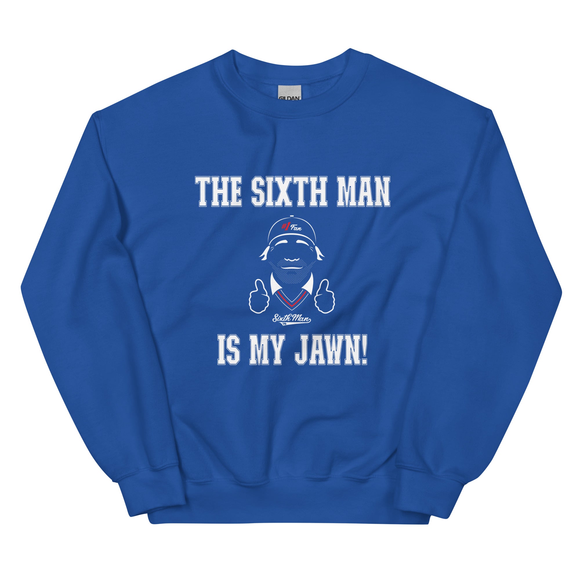 Sixth Man Jawn Sweatshirt Blue