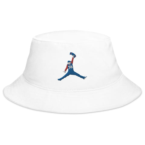 Sixth Man Jumpin' Towel Bucket Hat White
